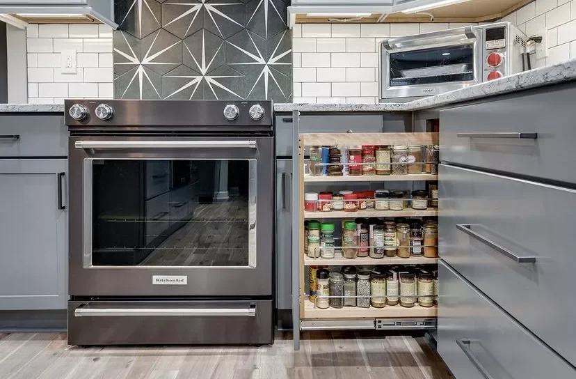 20 Creative Spice Organization Ideas That Will Transform Your Kitchen Use a Corner Cabinet