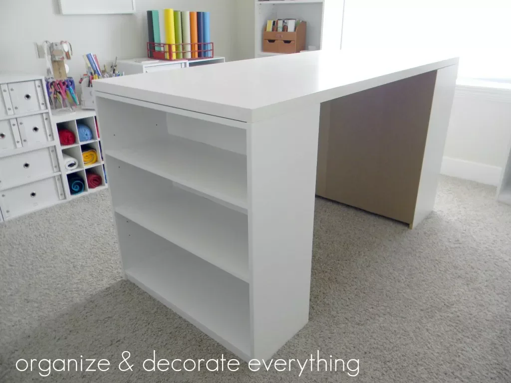 15 Brilliant Ways to Organize Your Craft Room Like a Pro Use a Craft Table With Storage