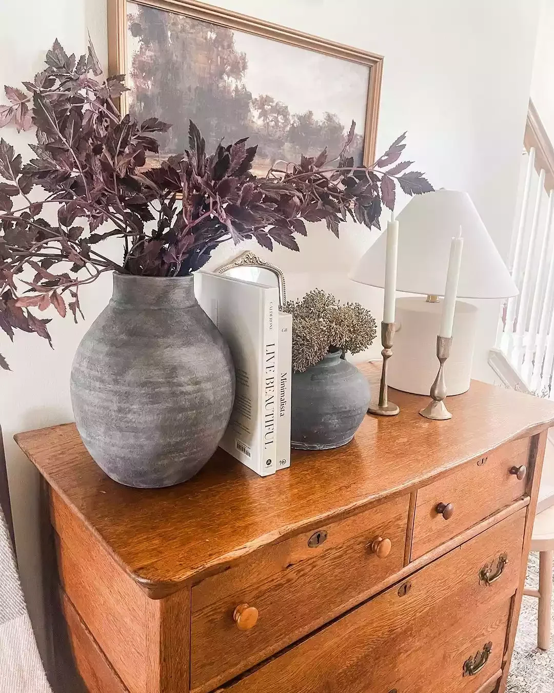 30 Beautiful Modern Farmhouse Entryway Ideas to Create a Stunning First Impression Use a Dresser