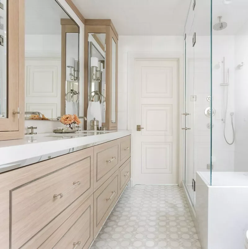 22 Clever Ways to Make Your Narrow Bathroom Feel Spacious and Stylish 15 Use a Galley-Style Layout