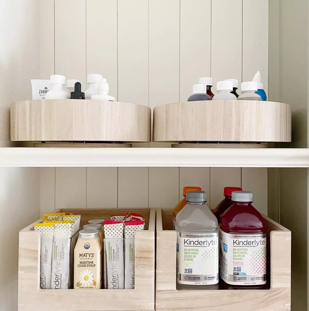 35 Brilliant Bathroom Organization Ideas That Will Transform Your Space Instantly Use a Lazy Susan in a Bathroom Cabinet