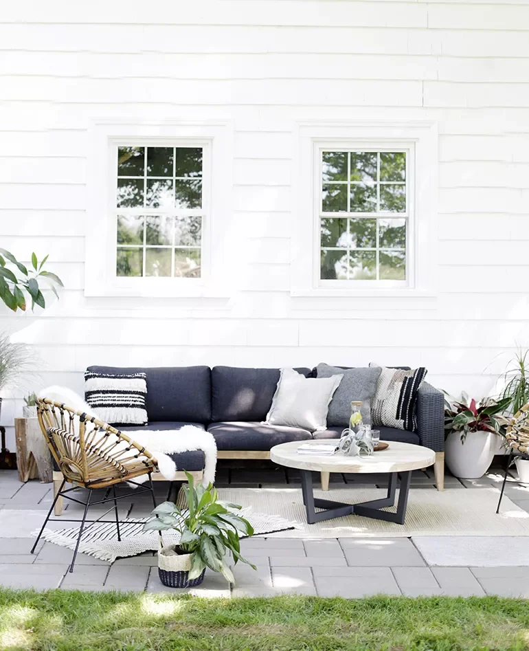 54 Small Patio Ideas That Will Transform Your Outdoor Space Use a Living Room Layout