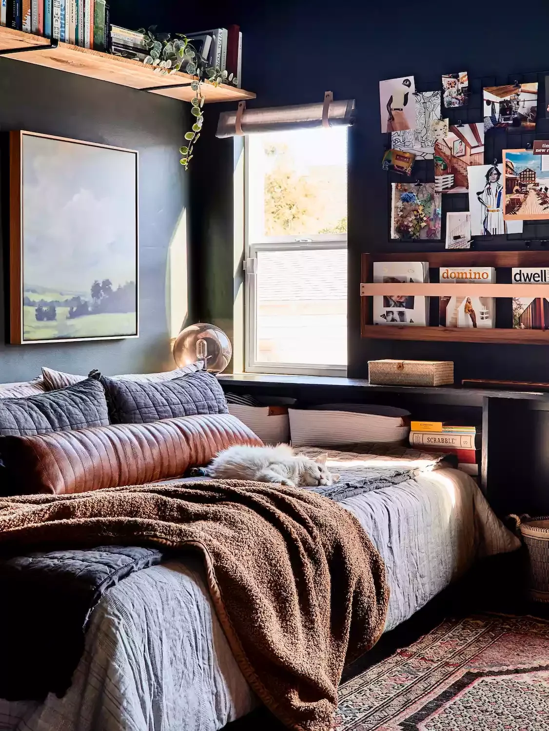48 Bohemian Bedroom Ideas That Feel Effortlessly Chic and Personal 25 Use a Moody Boho Palette