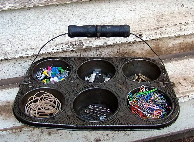 49 Brilliant Storage Solutions to Transform Every Room in Your Home Use a Muffin Tin Storing Small Items