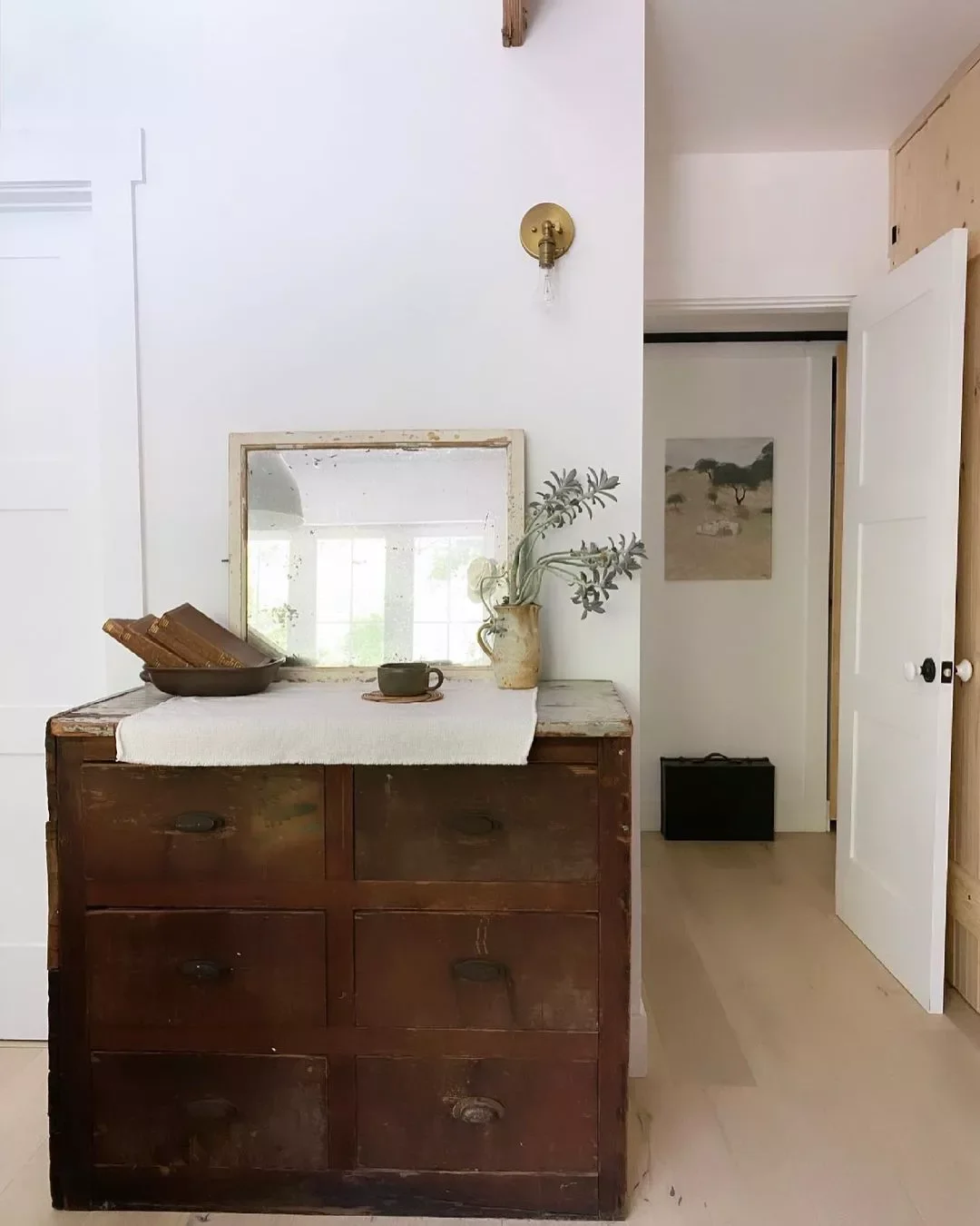 36 Beautiful Dresser Styling Ideas That Will Transform Your Bedroom 13 Use a Table Runner or Cloth to Add Texture