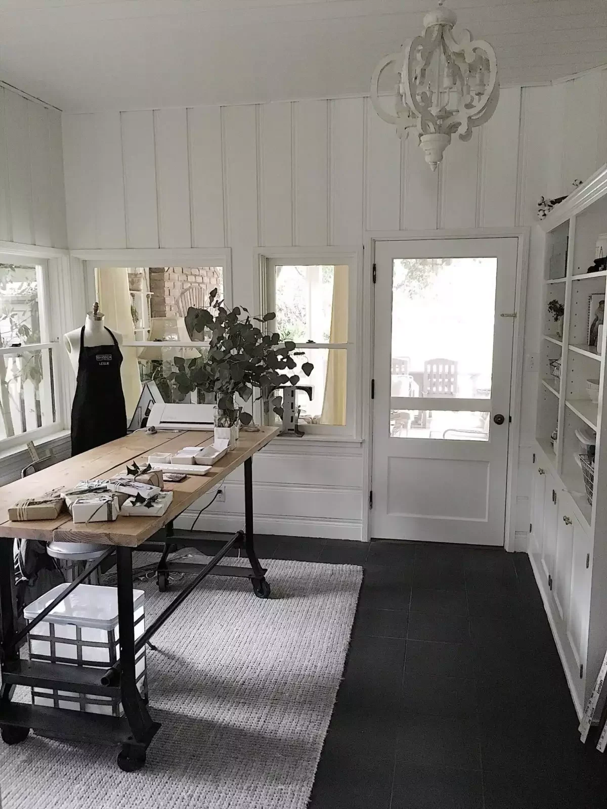 22 Creative Craft Room Ideas That Will Transform Your Space Use a Vintage Work Table