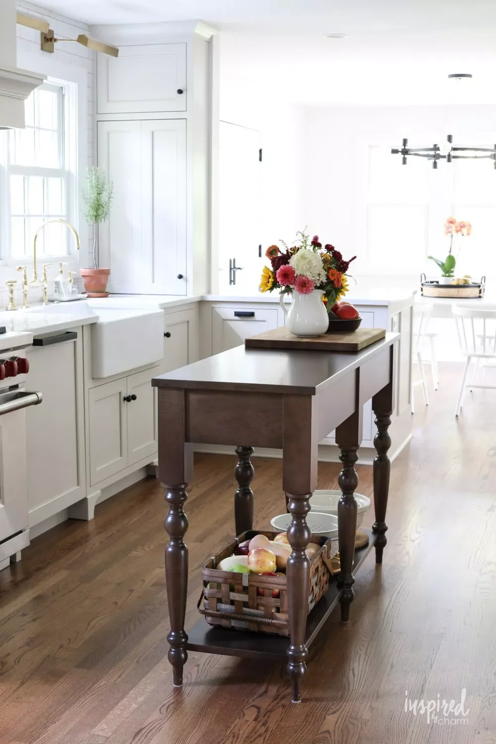 38 Compact Kitchen Island Solutions That Transform Your Small Space Use a Work Table
