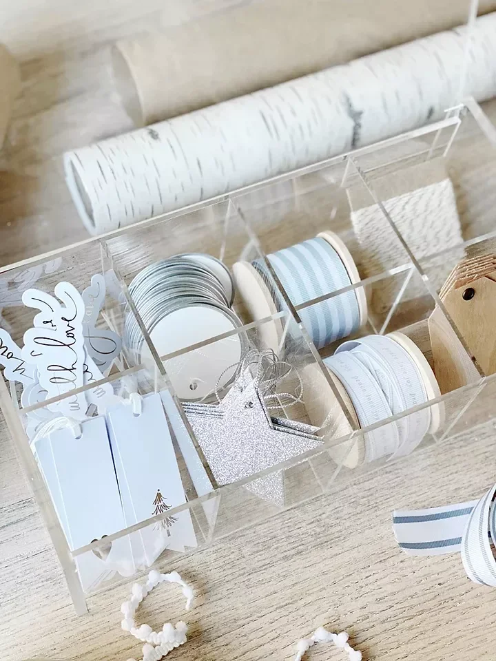 Transform Your Ribbon Storage: Smart Organization Ideas That Actually Work Use an Acrylic Organizer