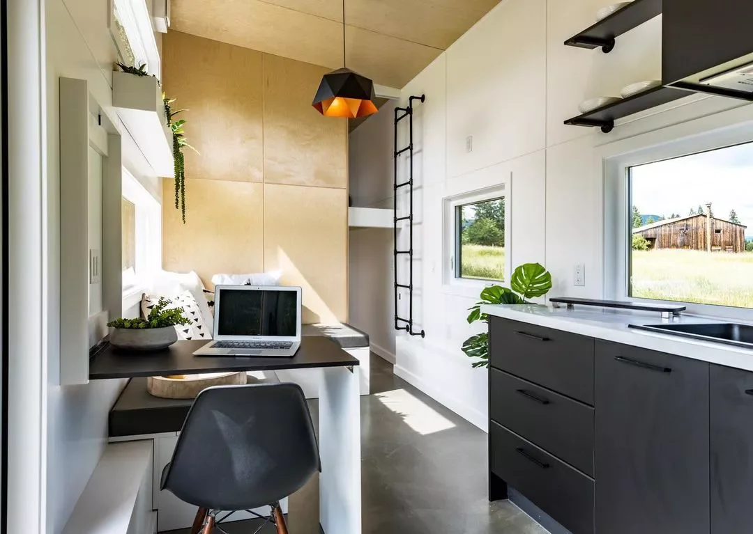 Use the Bar Top as a Desk