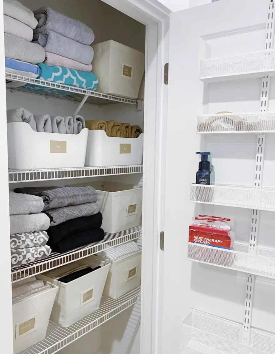 Transform Your Linen Closet: Smart Organization Ideas That Actually Work Use the Door