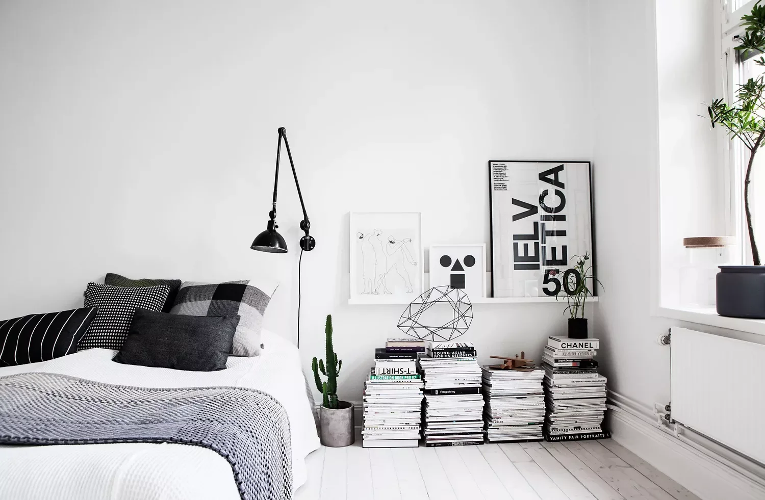 52 Clever Small Bedroom Ideas That Maximize Every Square Inch 21 Use the Stacking Method