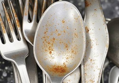 Utensils Show Rust Marks