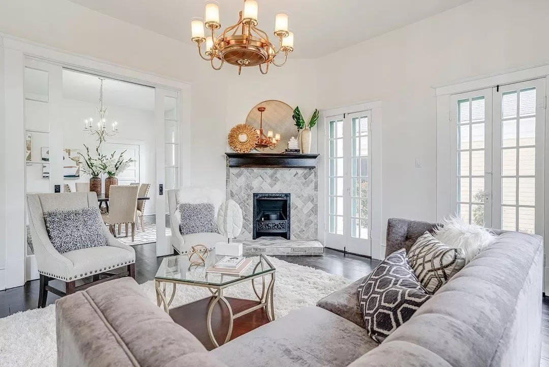 25 Stunning Corner Fireplace Ideas That'll Transform Your Living Space 7 Vary Height When Styling