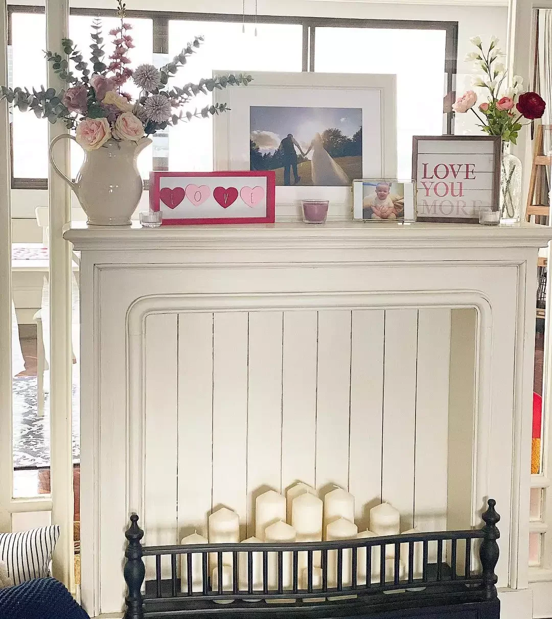 24 Creative Ways to Transform Your Fireplace with Candles 5 Vary Heights