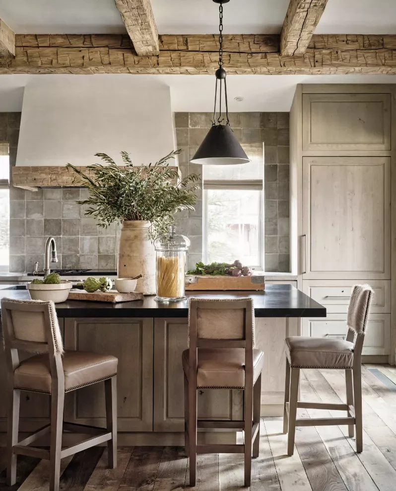 15 Rustic Kitchen Cabinet Ideas That'll Transform Your Cooking Space Varying Tones