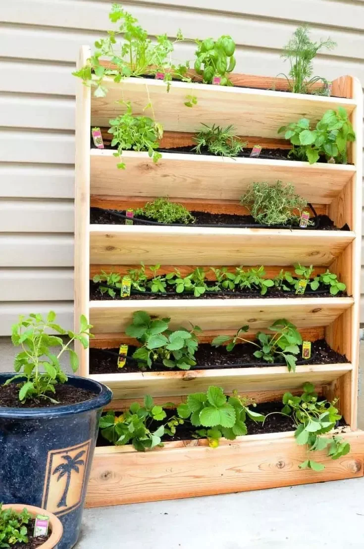 28 Creative DIY Vertical Garden Projects to Transform Your Space Vertical Garden with Drip Watering System