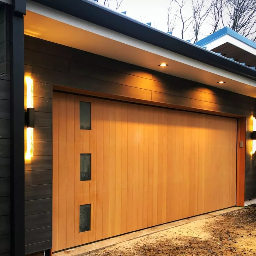 52 Stunning Garage Door Ideas That Will Transform Your Home's Curb Appeal Vertical Panels With Side Windows