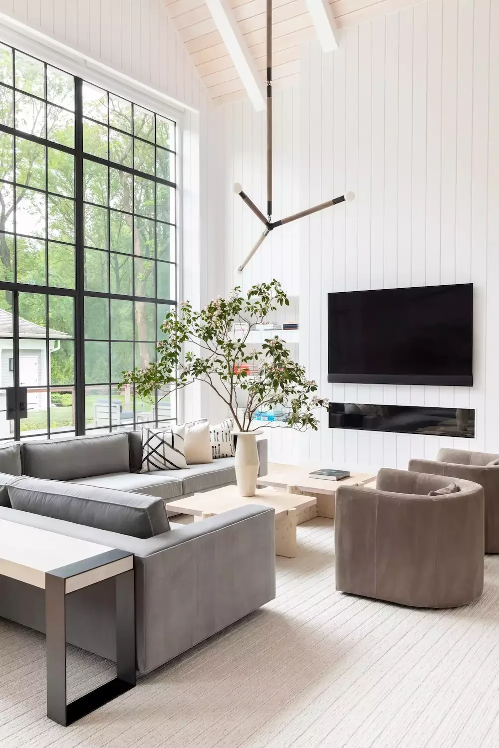 47 Stunning Shiplap Fireplace Designs That Transform Any Room From Traditional to Contemporary 6 Vertical Shiplap