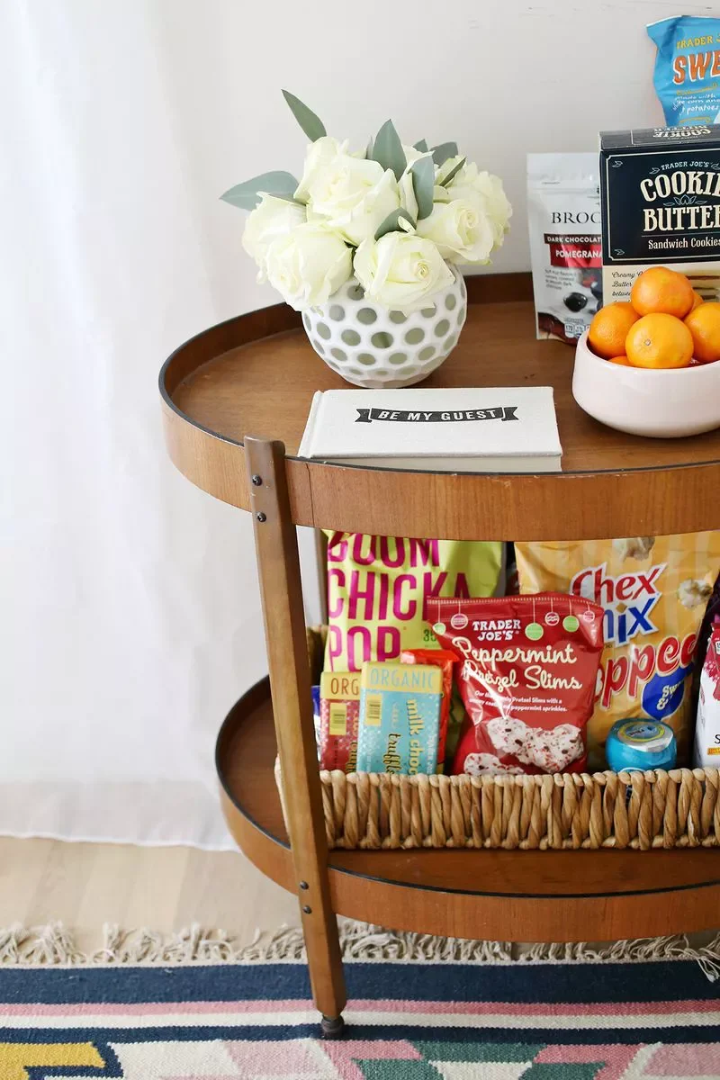 27 Creative Snack Organization Ideas That Will Transform Your Home Storage Vintage Bar Cart Snack Storage