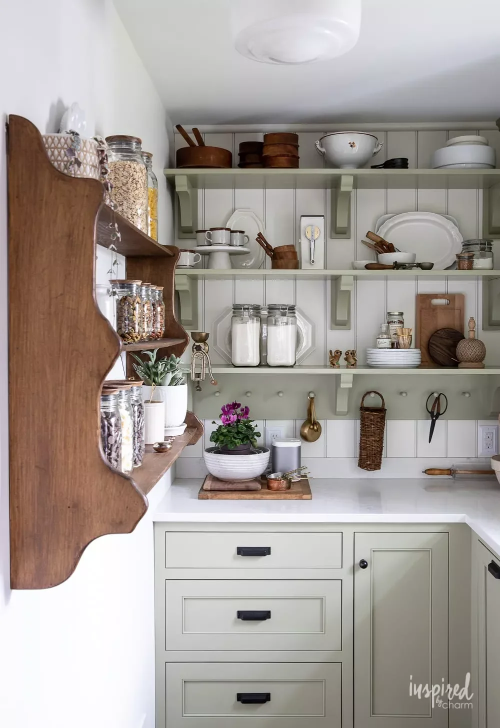 37 Smart Pantry Shelving Solutions to Transform Your Storage Space Vintage Pantry Shelf