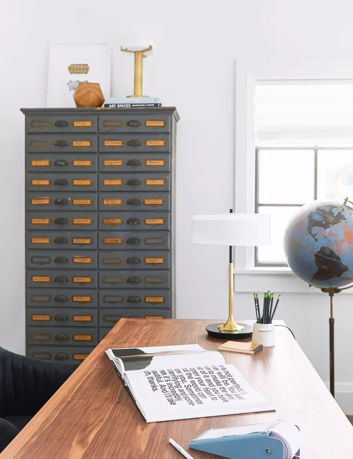 25 Creative Home Office Storage Solutions to Transform Your Workspace Vintage Storage Cabinet