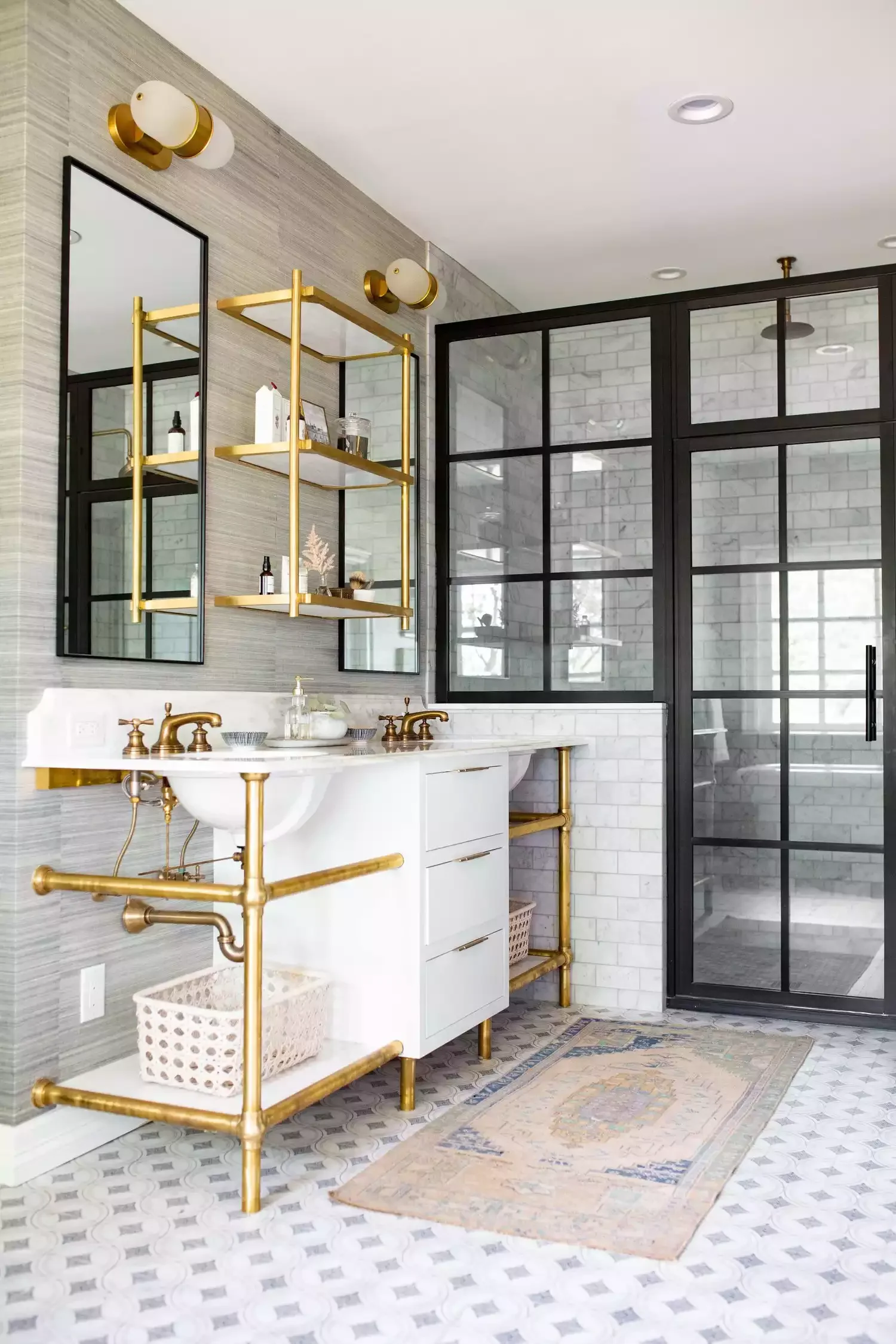 25 Stunning Gray Tile Ideas to Transform Your Bathroom Into a Showstopper 5 Visual Depth