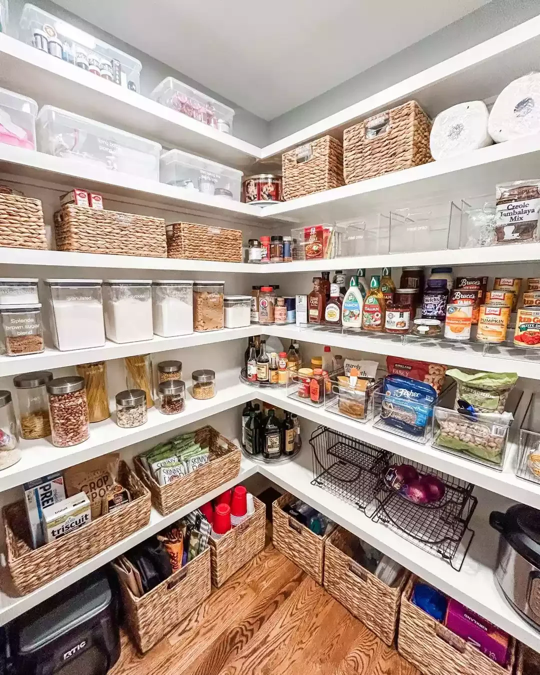 37 Corner Pantry Ideas to Transform Your Kitchen Storage Walk-In Corner Pantry