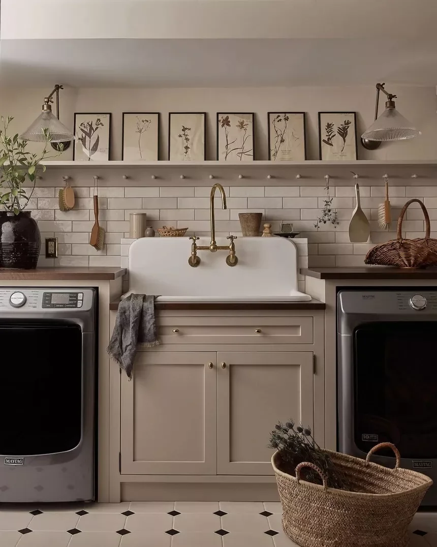 42 Brilliant Laundry Room Organization Solutions to Try This Season Wall Hooks