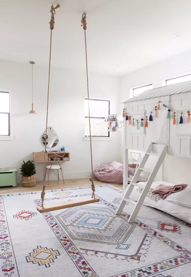 27 Stunning Girls' Bedroom Ideas She'll Absolutely Adore 16 Wall-Mounted Desk