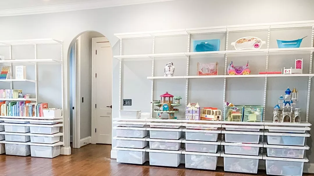 38 Creative LEGO Storage Solutions That'll Transform Your Home's Organization Game Wall-Mounted Drawer System for Bulk Lego Storage
