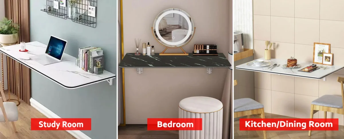 24 Storage Ideas For Tiny Homes You Can't Live Without Wall Mounted Fold Down Desk