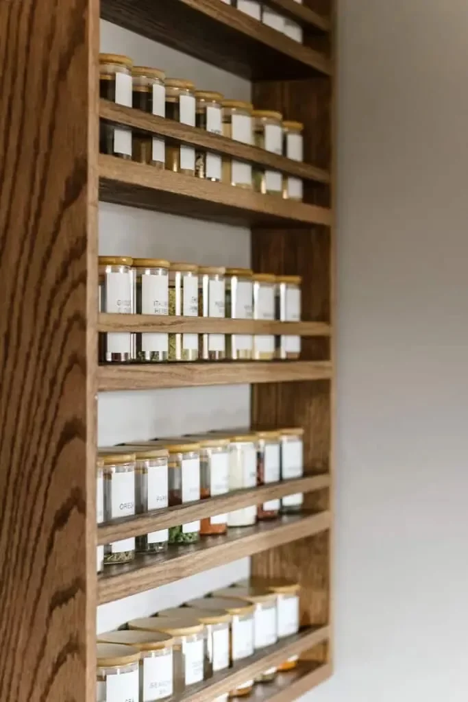 20 Creative DIY Spice Storage Solutions to Transform Your Kitchen Organization Wall-Mounted Spice Rack