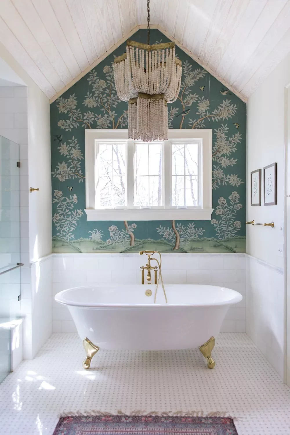 44 Bathroom Accent Wall Ideas That Completely Transform Wall Mural