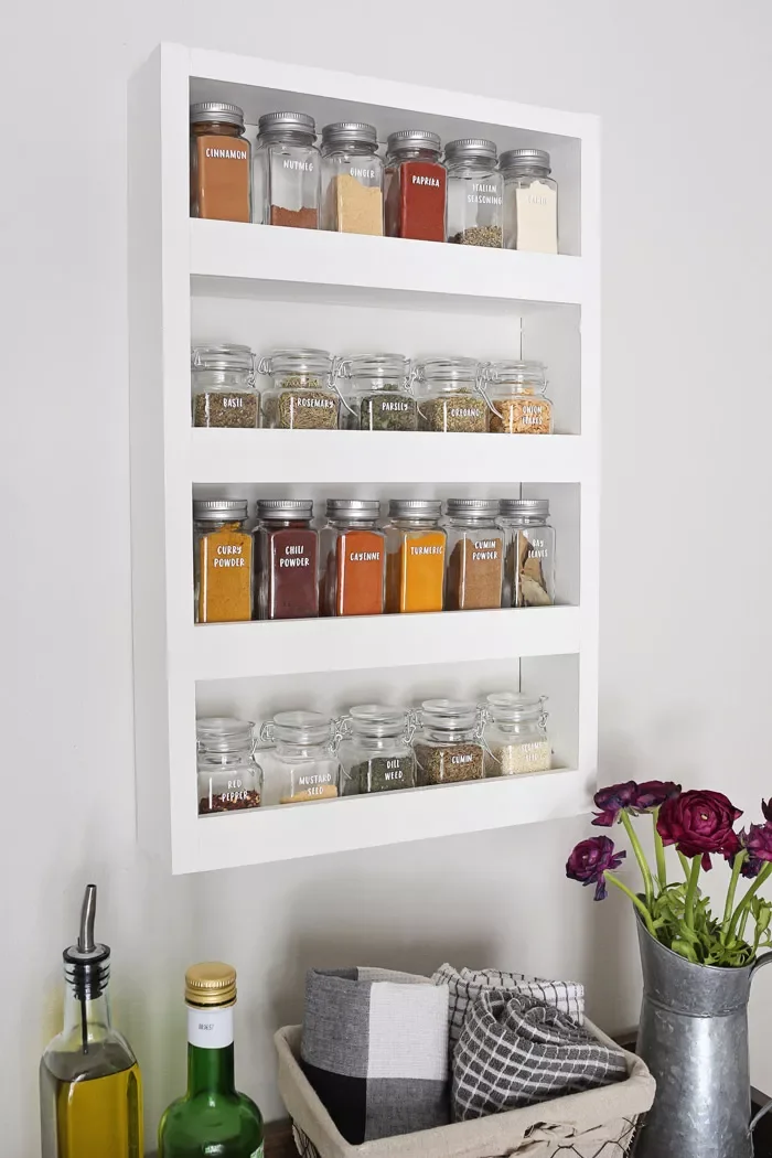 20 Creative DIY Spice Storage Solutions to Transform Your Kitchen Organization Wall Spice Rack