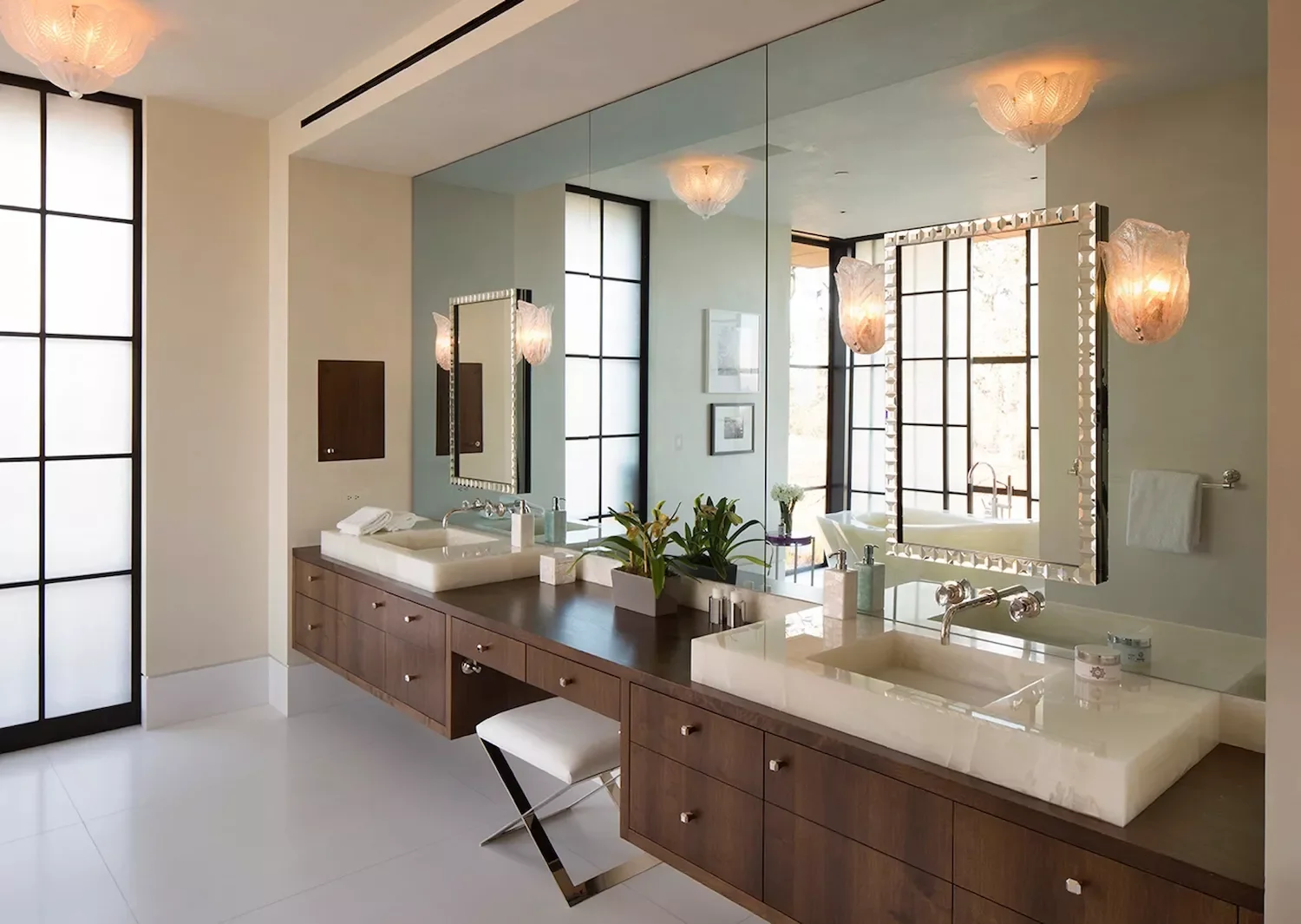 102 Stunning Bathroom Design Ideas That Will Transform Your Space Wall of Mirrors