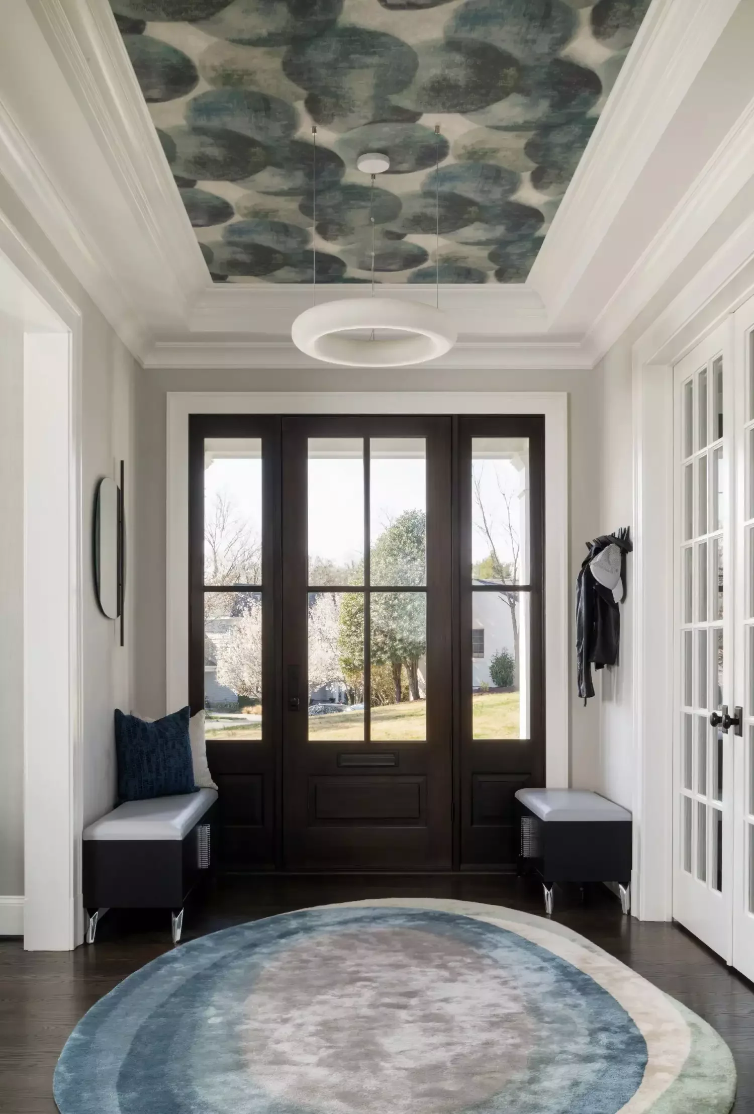 25 Stunning Tray Ceiling Designs That Transform Your Room's Fifth Wall 19 Wallpaper It