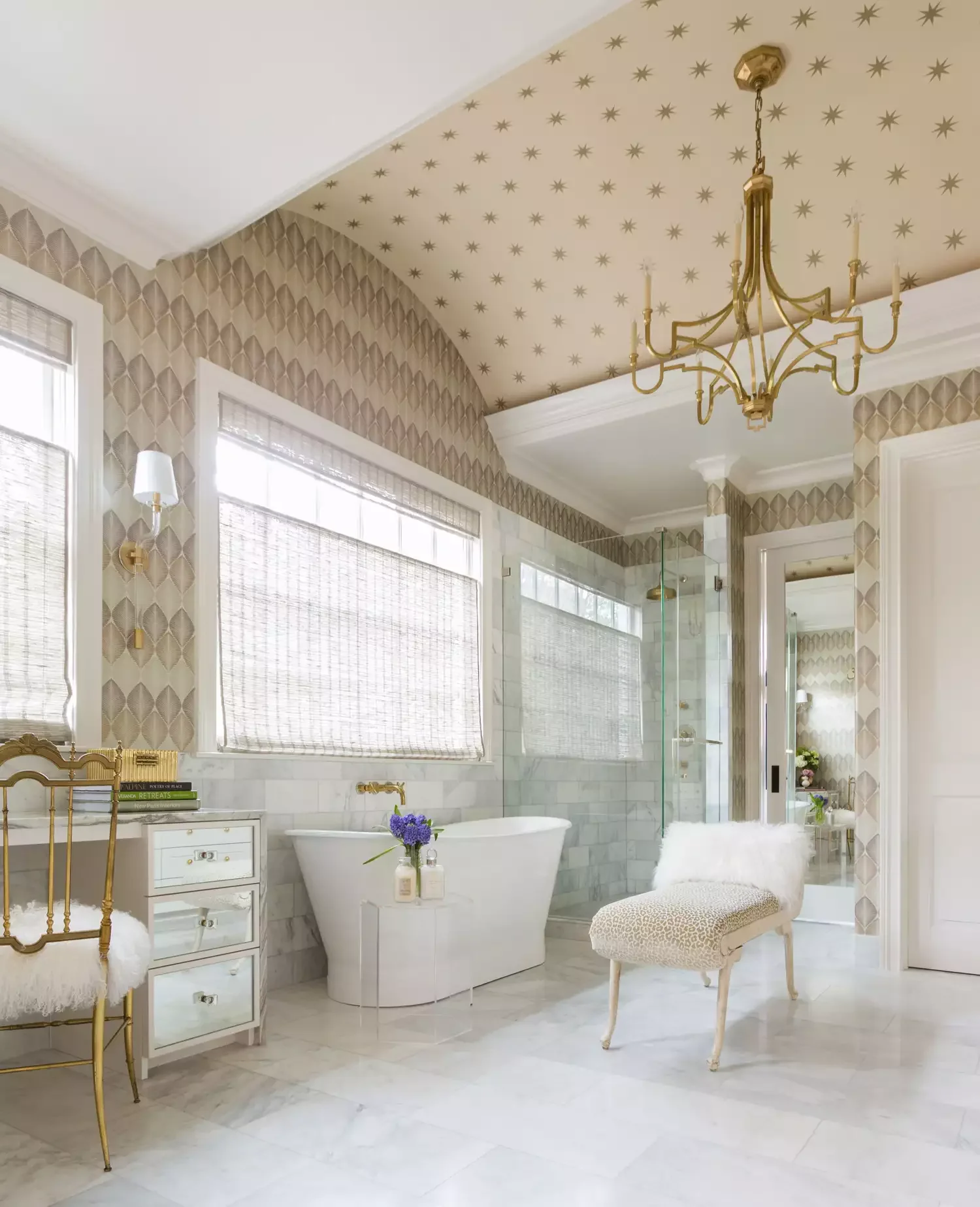 22 Ceiling Design Ideas That Will Transform Your Home This Year Wallpaper Just a Bit