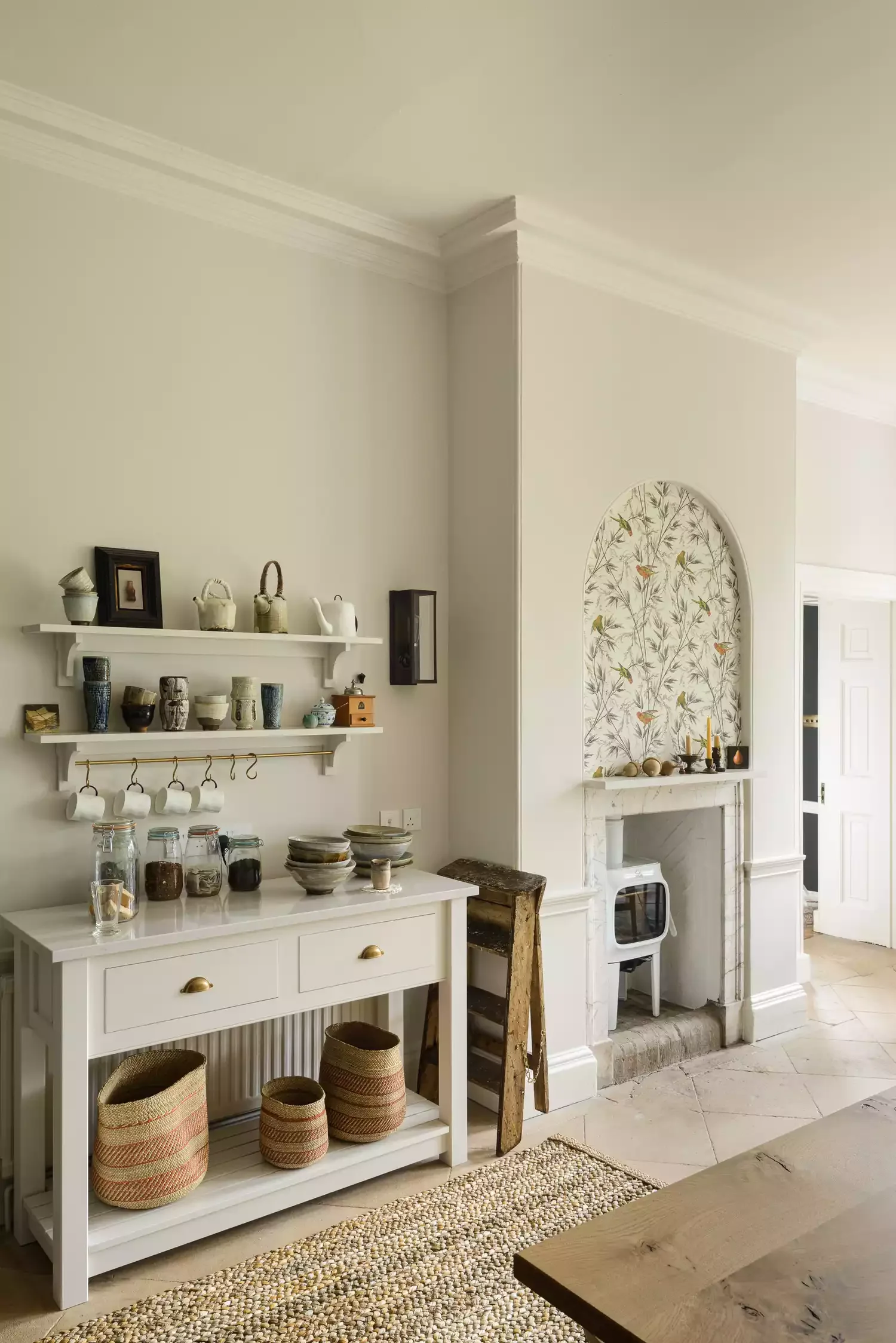 37 Stunning Kitchen Wallpaper Ideas That Will Transform Your Space Wallpaper an Alcove
