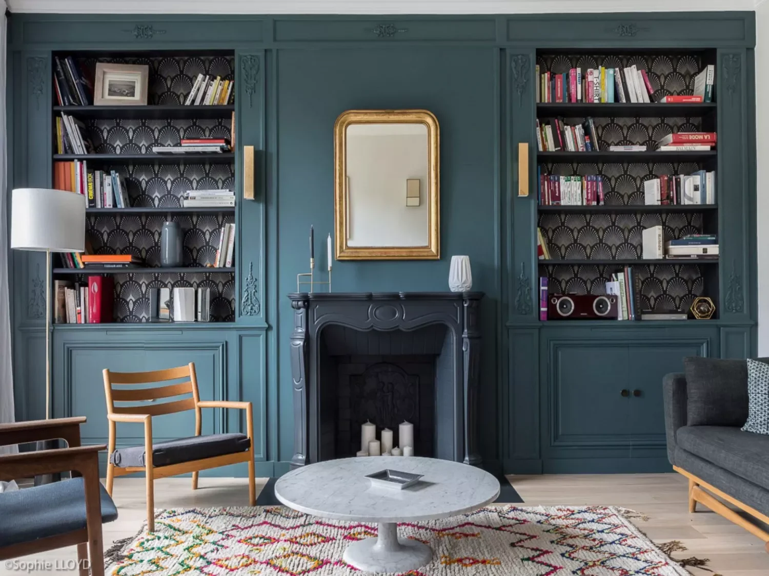 92 Living Room Styling Ideas That Will Transform Your Space Wallpaper the Built-Ins