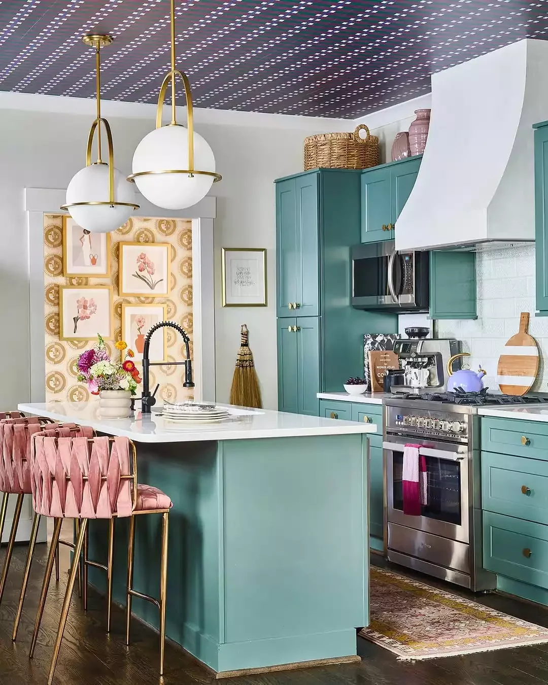36 Eclectic Kitchen Ideas That Create Character Yet Stay Timeless Wallpaper the Ceiling