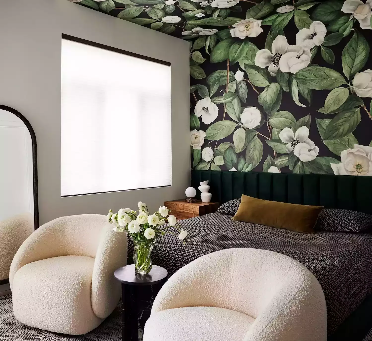 32 Creative Ways to Style Your Bedroom Walls 27 Wallpaper the Ceiling