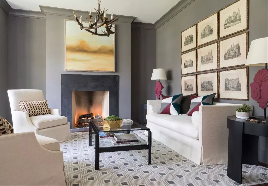 43 Stunning Gray Living Room Ideas That Create the Perfect Serene Haven 22 Warm Gray Wall Paint