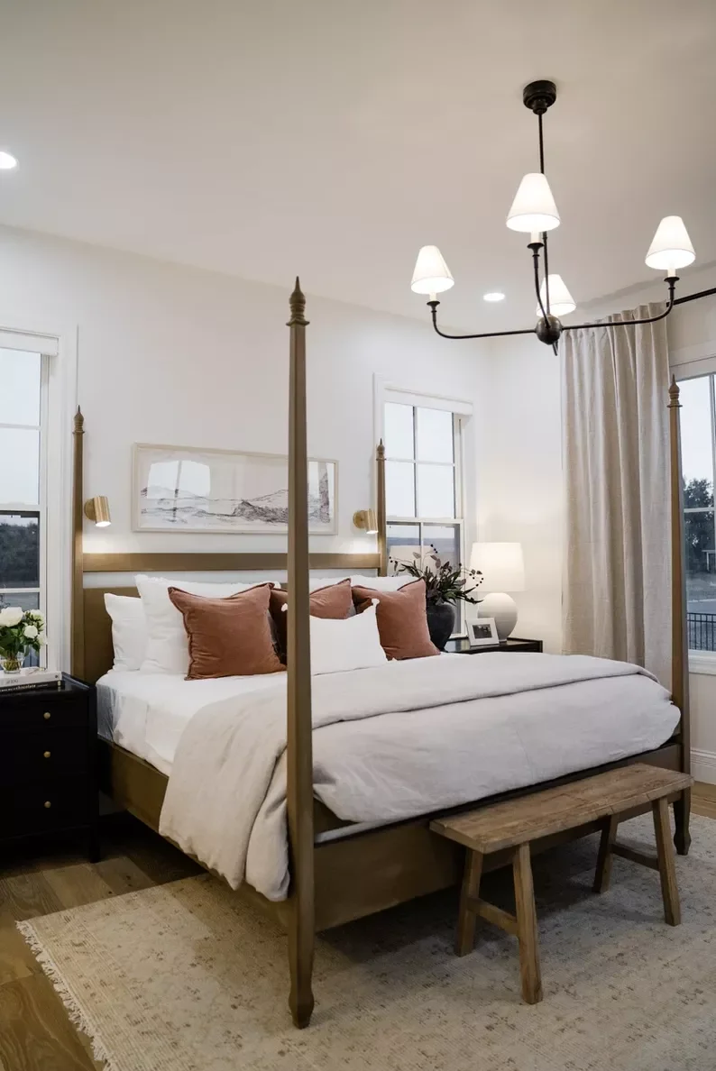 25 Clever Small Primary Bedroom Ideas That Make Your Space Feel Surprisingly Spacious 7 Warm-Toned Small Bedroom