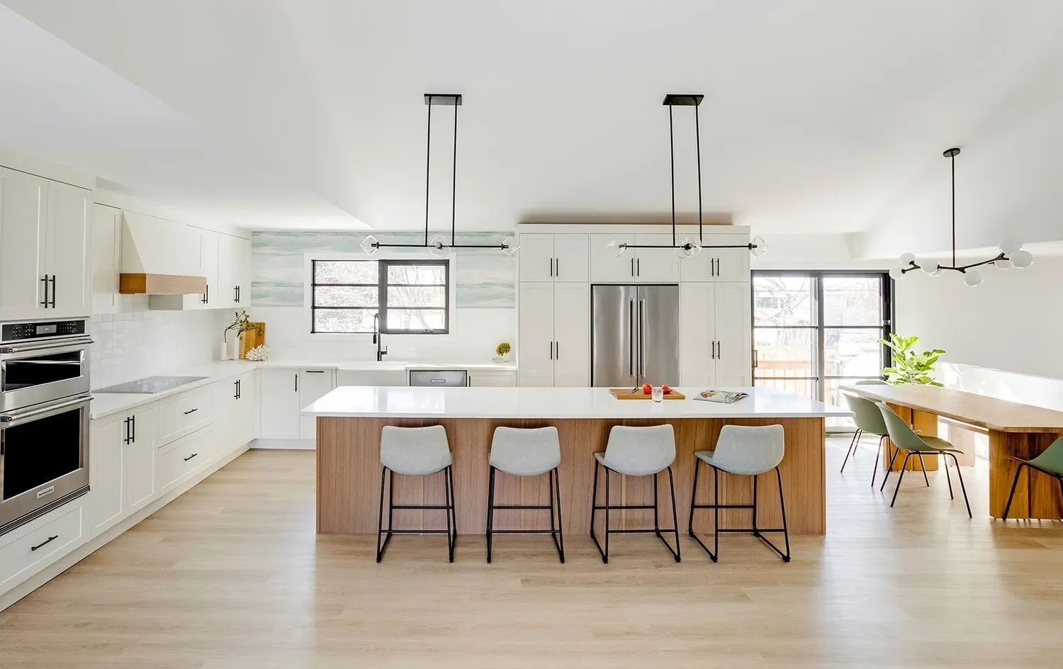38 Stunning Kitchen Island Back Panel Ideas That Will Transform Your Space 34 Warm Up With Wood