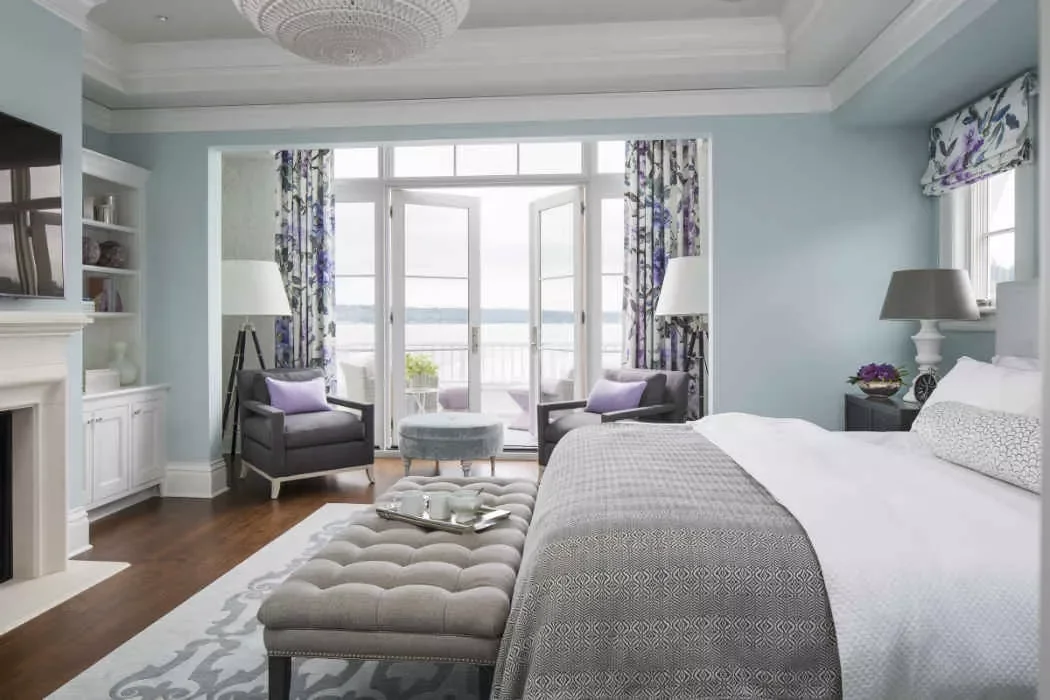 55 Stunning Bedroom Fireplace Ideas That Will Transform Your Sleep Sanctuary 52 Warm Up a Cool Palette