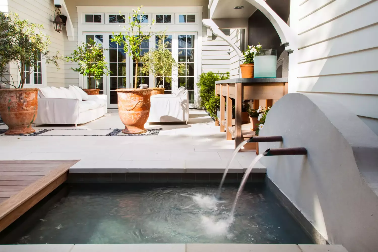 Water Feature Walkway