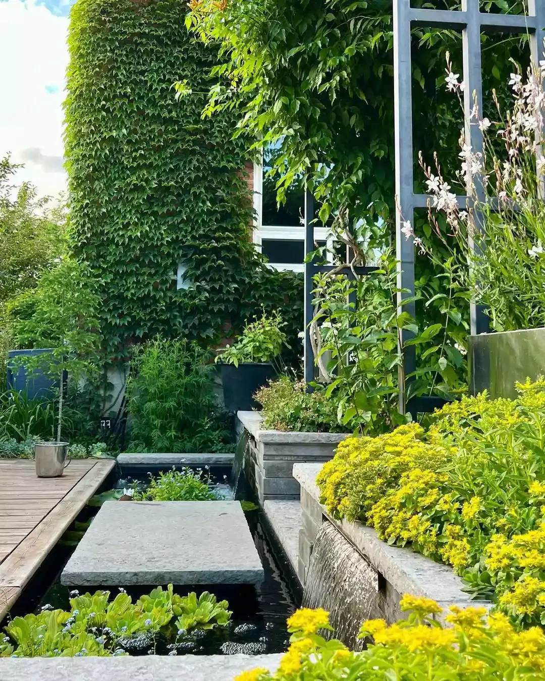 35 Corner Garden Designs That Transform Every Outdoor Space Water Feature for a Corner Garden