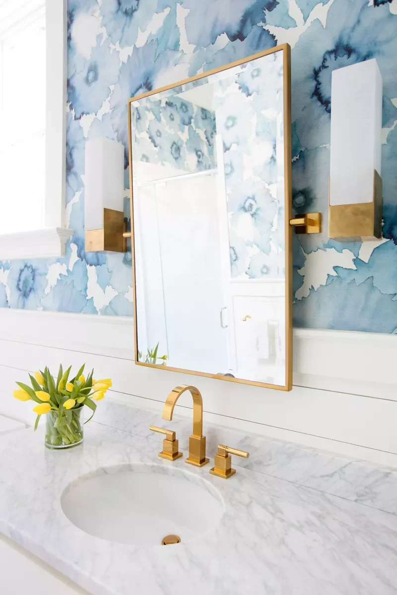 39 Stunning Bathroom Wallpaper Ideas That Will Transform Your Space 9 Watercolor Wallpaper