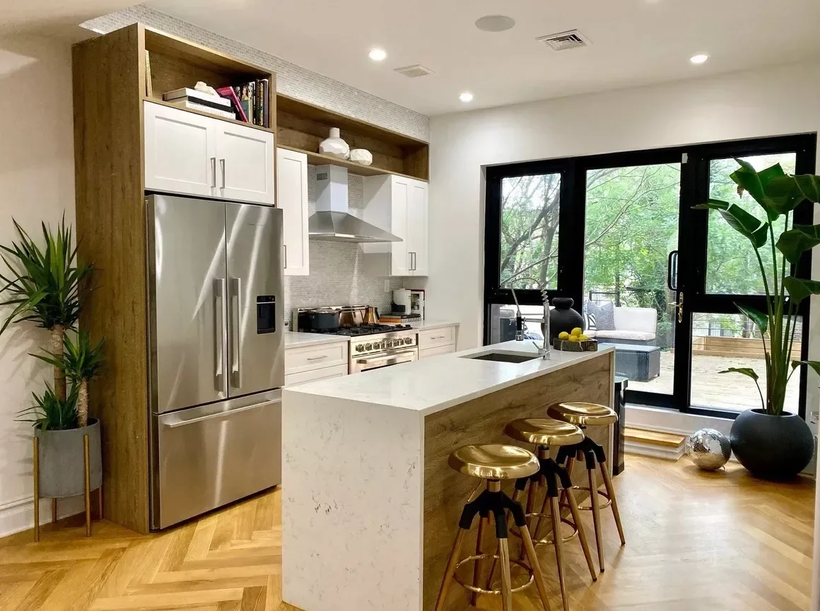 101 Kitchen Island Ideas That Will Transform Your Cooking Space 39 Waterfall Marble Design