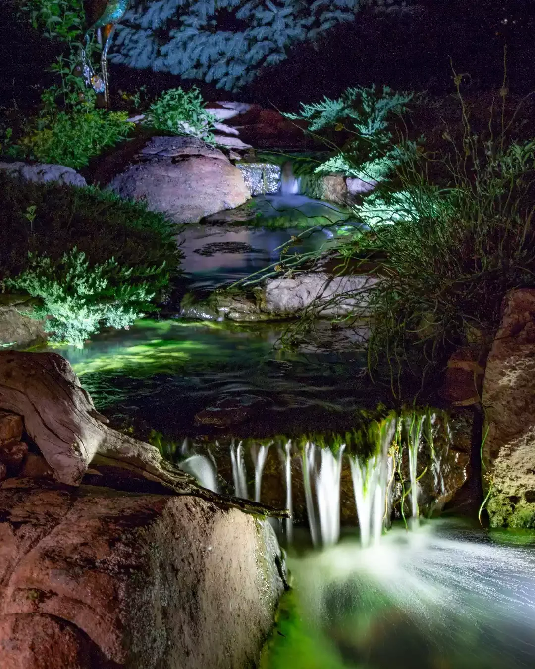 Waterfall by Night